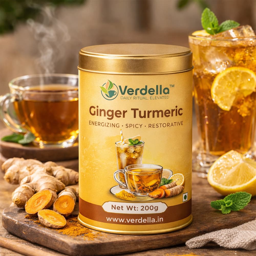 Ginger Turmeric Leaf Tea - Loose Leaf - Image 1