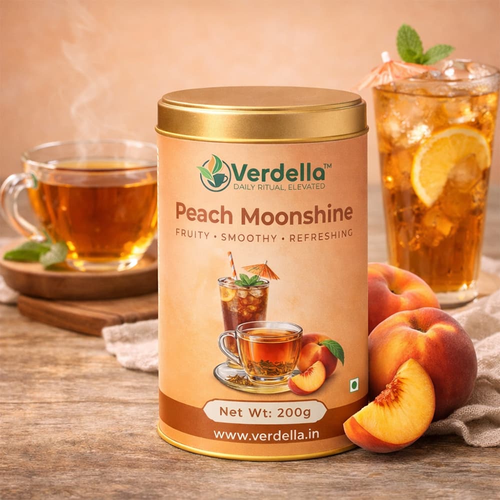 Peach Moonshine Leaf Tea - Loose Leaf - Image 1