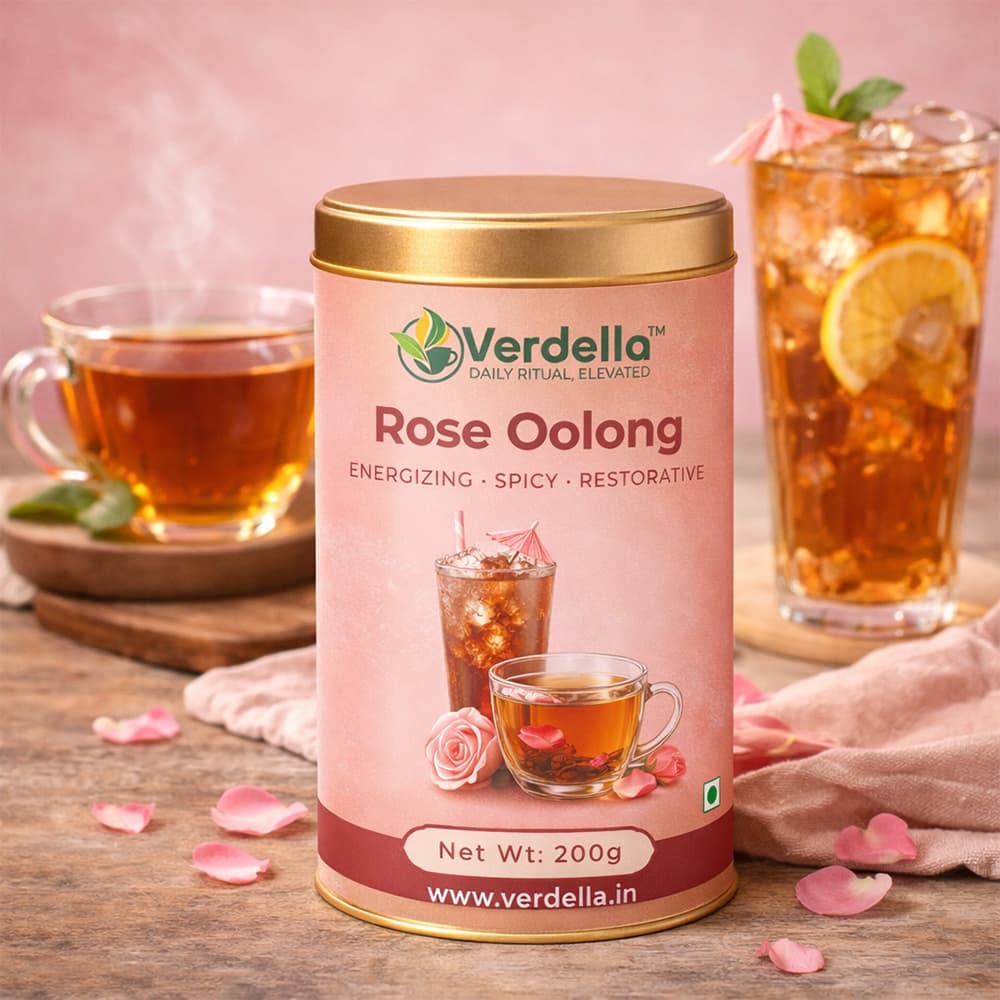 Rose Oolong Leaf Tea - Loose Leaf - Image 1